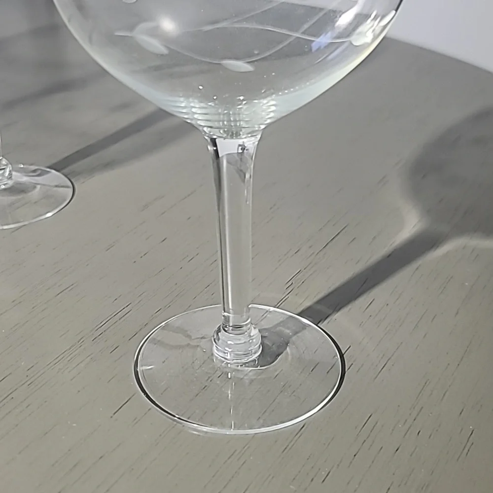 Princess House Crystal Herritage Pattern Gobblets Set Of 4
